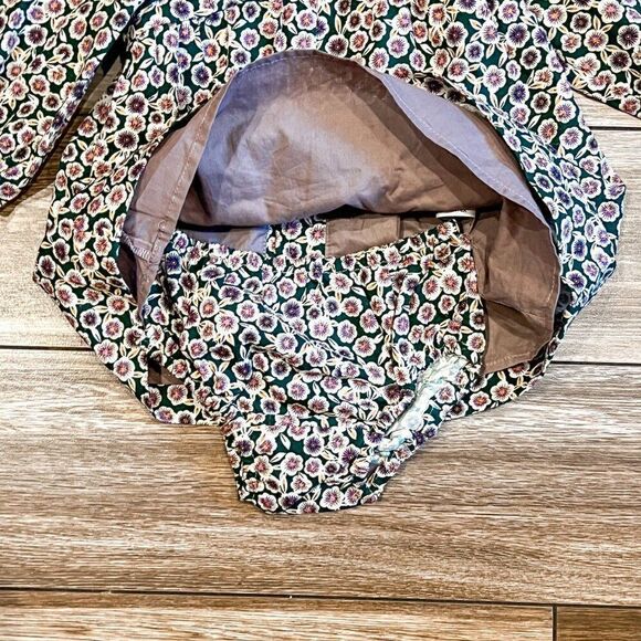 NWT! Zara Floral Print Dress with Boomers Size 9-12M - Picture 3 of 7